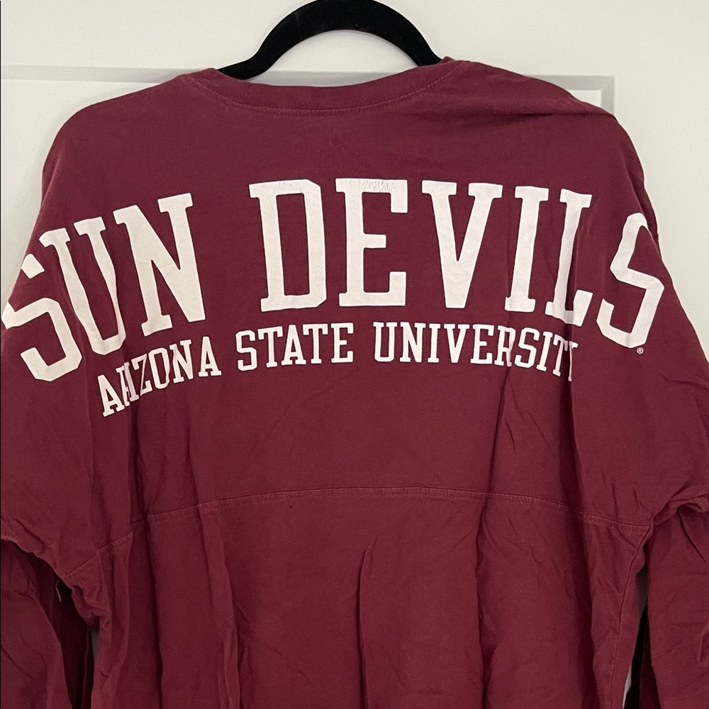 Arizona State League Burgundy Long Sleeve Tee - Picture 4 of 4